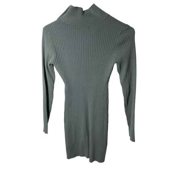 Love Tree Sage Green Women's Academia Long Sleeve Fitted Small Retro  Bodycon - Picture 7 of 7